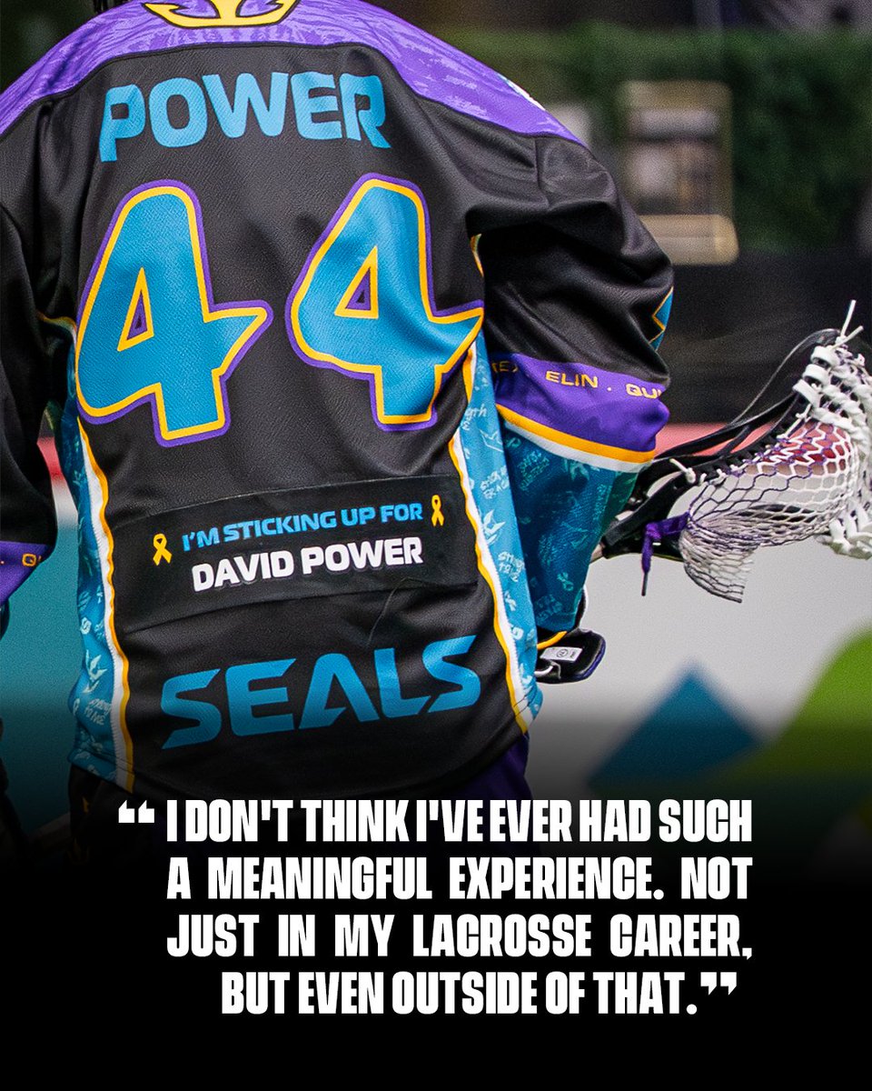 San Diego Seals (@sealslax) on Twitter photo More than just a game 💜
Read about Jacob Power's inspiring debut on Stick Up for A Cure Night written by <a href="/HayleyElwood/">Hayley Elwood</a> 📑
FULL STORY | linktr.ee/sealslax More than just a game 💜
Read about Jacob Power's inspiring debut on Stick Up for A Cure Night written by <a href="/HayleyElwood/">Hayley Elwood</a> 📑
FULL STORY | linktr.ee/sealslax