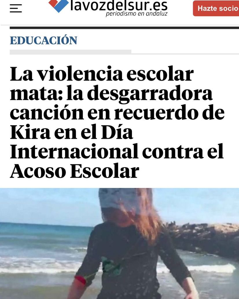 JMporKiraLopez's tweet photo. Este 2 de mayo se celebra el Día Internacional contra el Acoso Escolar. Un día en el que todas las instituciones, administraciones, centros educativos, madres, padres y alumnado que han mirado para otro lado ante casos de violencia escolar deberían tener un poco de empatía y sentir el dolor de las víctimas de esta lacra social. 
https://t.co/yFBQPwM2mC