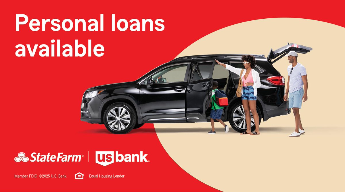 WeInsureIndy's tweet photo. Planning a vacation or auto purchase? Preparing for some home renovations? Finance your next big purchase with a U.S. Bank Personal Loan. Check your rate today. #GoodNeighbor

https://t.co/qucbdiCOHm https://t.co/nroS7XLxvl