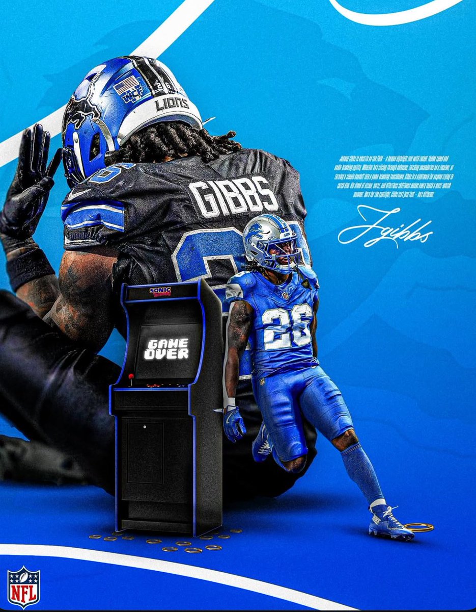 This Jahmyr Gibbs graphic goes CRAZY 🔥

(📸: IG/claytonmauricedesigns)