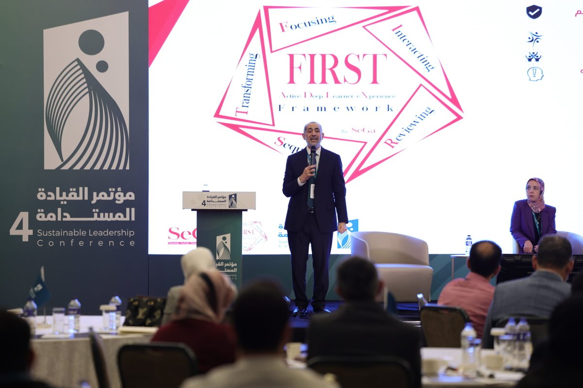 الحمد لله، سعدت هذا الأسبوع بتمثيل<a href="/SeGaGroupTweets/">SeGa Group</a>
في مؤتمر القيادة المستدامة – إسطنبول، حيث قدمت ورقة عمل بعنوان: "كيف تؤهل قائدًا؟ بمنظور إطار<a href="/FIRSTFramework/">FIRST-ADLX Framework</a>
المعايشة النشطة العميقة" نسخة هذا العام ركزت على تصميم تجارب التأهيل القيادي  #FIRSTFramework #القيادة_المستدامة