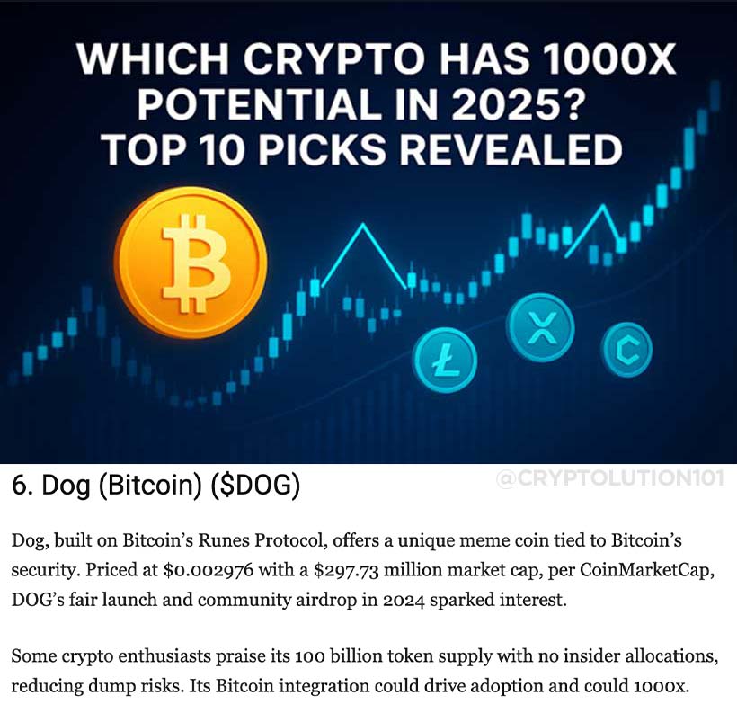Maazị Ugochukwu (@ucekeopara) on Twitter photo 🚨UPDATE: <a href="/MDiplomacyWORLD/">Modern Diplomacy</a>, an Online International Magazine, adds $DOG to its Top 10 Crypto list with 1000x Potential in 2025.
👇🏾
Source: moderndiplomacy.eu/2025/05/02/whi… 🚨UPDATE: <a href="/MDiplomacyWORLD/">Modern Diplomacy</a>, an Online International Magazine, adds $DOG to its Top 10 Crypto list with 1000x Potential in 2025.
👇🏾
Source: moderndiplomacy.eu/2025/05/02/whi…