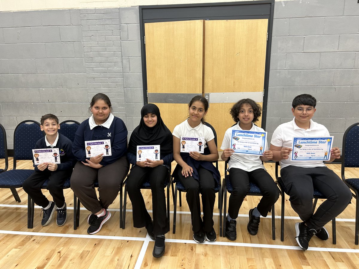 GPAPeterborough's tweet photo. ✨ Here are this week's superstars! Congratulations to our Pupils of the Week across our Year 5 and 6 classes, as well as children who received our lunchtime awards. We are so proud of their achievements! 👏

#Aspiration #TDETAcademies https://t.co/dWe5vdutTO
