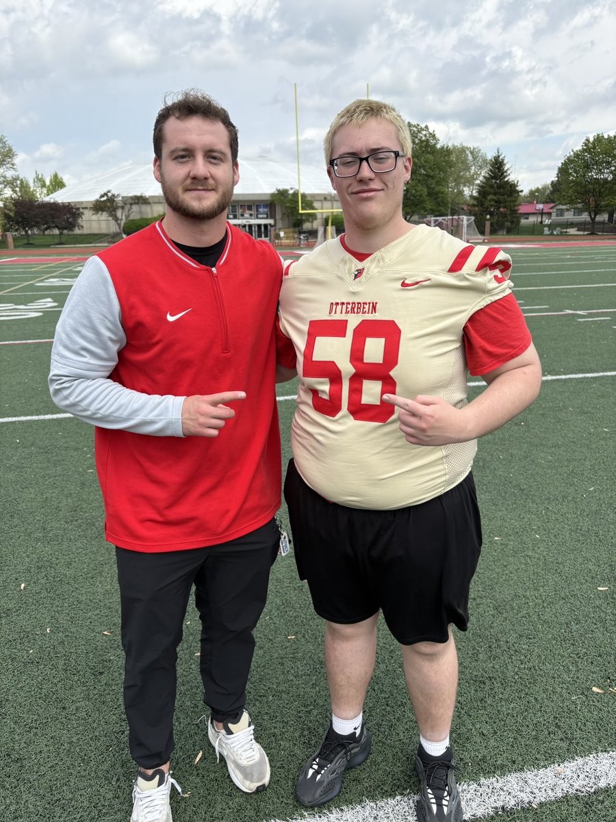 Had an awesome experience at Otterbein University today for Junior Day! It was great connecting with the coaching staff, exploring the campus, and getting a look at the athletic facilities. I’m fired up about what’s ahead and can’t wait to be back! 
#AGTG #OtterbeinFootball