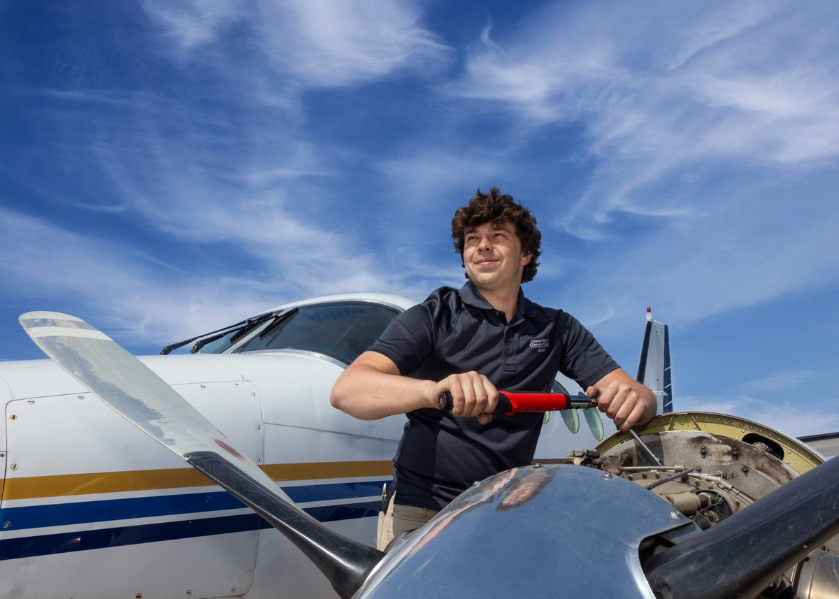 ✈️Ozarks Tech launches a brand-new Airframe &amp; Powerplant Program to train the next generation of aviation maintenance professionals, starting Fall 2025. 
For more information about the A&amp;P Program, visit: programs.otc.edu/aviation-airfr…