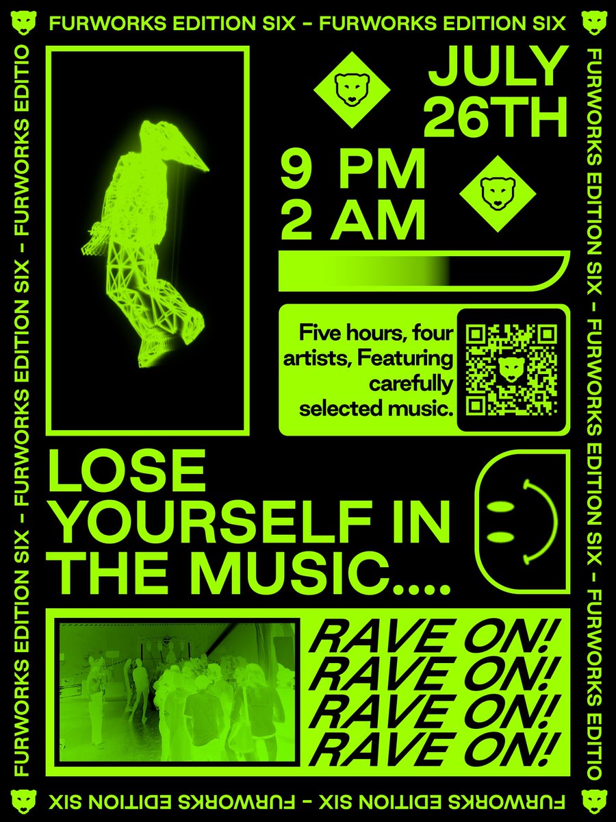 🚨 ANNOUNCEMENT 🚨 

FURWORKS returns! Denver’s favorite underground furry rave is back, kinkier, furrier, and more epic than ever! 🌈🐾 Secure your spot NOW. 

Tickets from just $25! 

RSVP REQUIRED. 🔥 21+ BYOB 🍹 Safe, inclusive fun awaits! 

RSVP: register.barkwoofjump.club