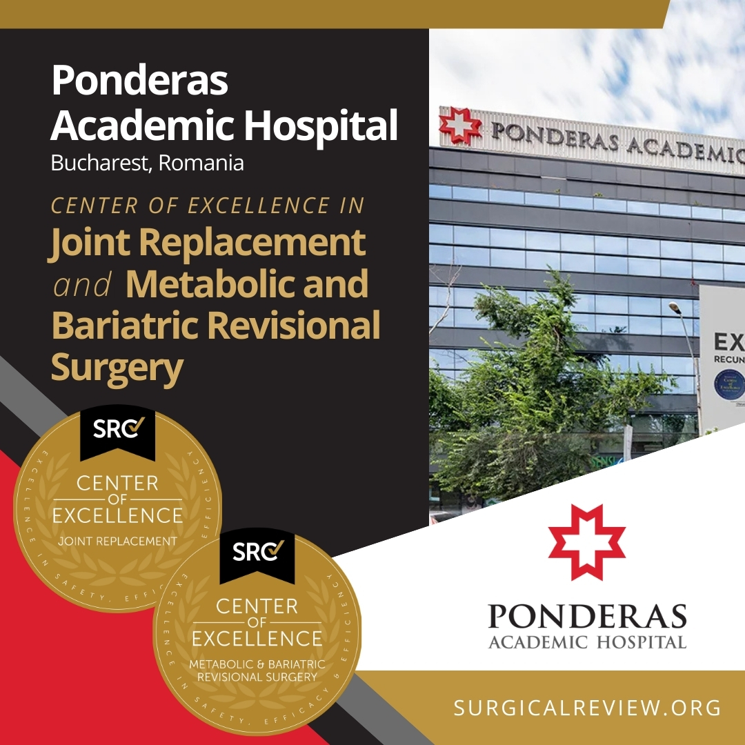 Congratulations to the latest SRC-accredited Centers of Excellence!

New Jahra Hospital in Kuwait, Center of Excellence in Urology

Ponderas Academic Hospital in Romania, Center of Excellence in both Joint Replacement and Metabolic and Bariatric Revisional Surgery
(2/2)