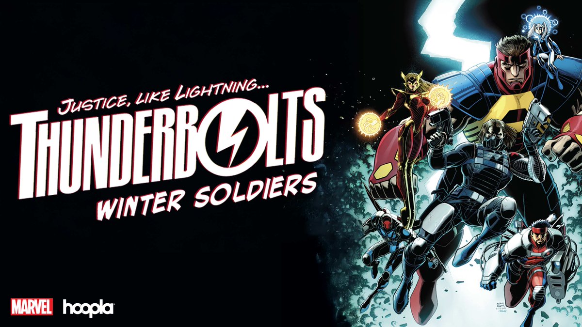 Catch up on Thunderbolts before heading to the theaters with Hoopla Digital's collection of comics! ⚡📚 hoopla.app.link/m63UiVGwCSb #thunderbolts #comics