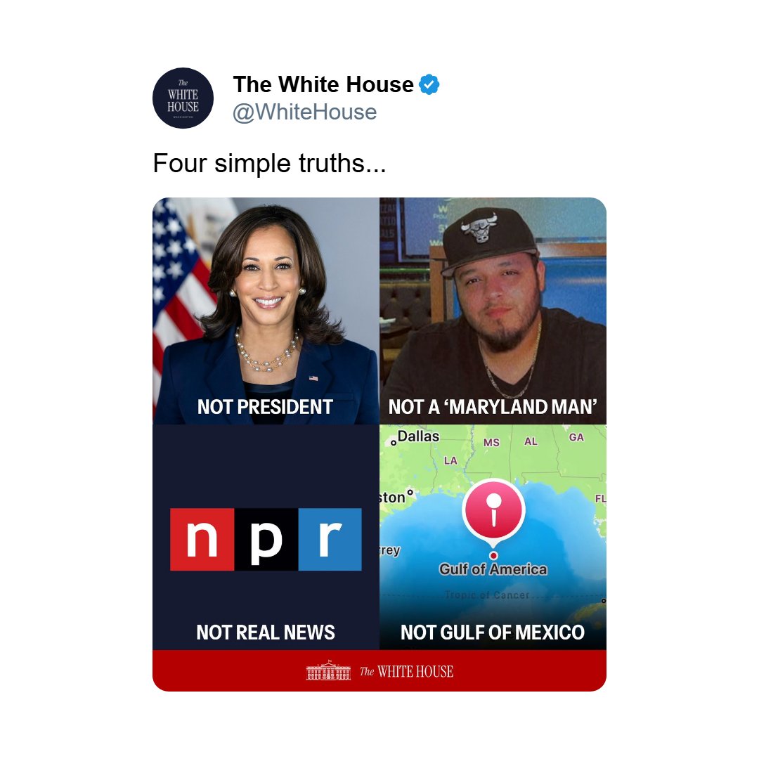 🤣 The official White House just made the TWEET OF THE YEAR.