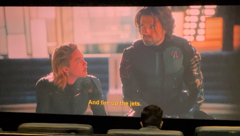 _iqazal_'s tweet photo. Yelena Belova and Bucky Barnes are the definition of bisexual panic 

#Thunderbolts https://t.co/5UaEeNxXrA