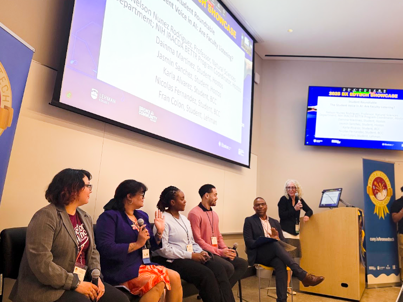 📢 “Are faculty listening?” Students from <a href="/HostosEdTech/">Hostos EdTech</a>, <a href="/BCCcuny/">Bronx Comm. College</a> &amp; <a href="/LehmanCollege/">Lehman College</a> spoke up at #BronxEdTech

Their panel on AI in education asked big questions—not just about tools, but about the future of learning itself.

#StudentVoices #AIinEducation #HigherEdTech #CUNY