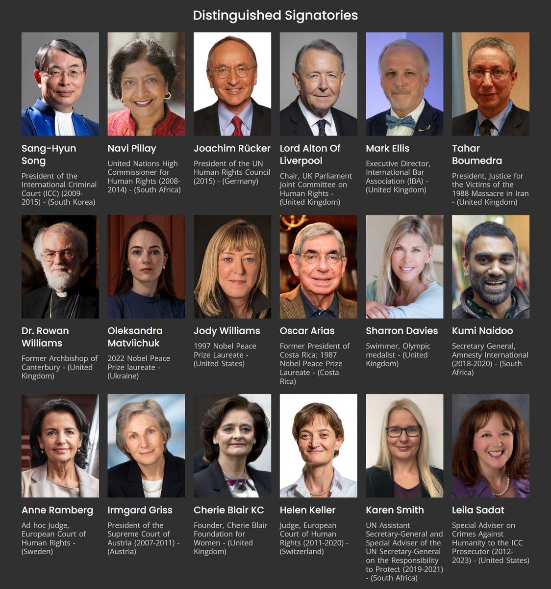 M. Hanif Jazayeri (@hanifjazayeri) on Twitter photo Global Appeal to Stop the Execution of Behrouz Ehsani & Mehdi Hassani in Iran:
+300 UN experts, Nobel laureates, former ambassadors & judges urge UN High Commissioner <a href="/volker_turk/">Volker Türk</a> to urgently intervene to #SaveBehrouzEhsani #SaveMehdiHassani
CC: <a href="/drmaisato/">Mai Sato (@drmaisato.bsky.social)</a> #StopExecutionsInIran Global Appeal to Stop the Execution of Behrouz Ehsani & Mehdi Hassani in Iran:
+300 UN experts, Nobel laureates, former ambassadors & judges urge UN High Commissioner <a href="/volker_turk/">Volker Türk</a> to urgently intervene to #SaveBehrouzEhsani #SaveMehdiHassani
CC: <a href="/drmaisato/">Mai Sato (@drmaisato.bsky.social)</a> #StopExecutionsInIran