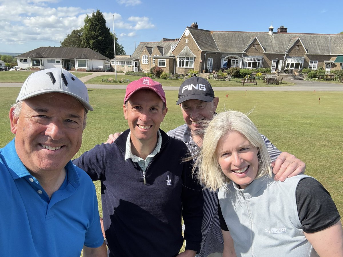 Duncan Wood (@duncanwoodtv) on Twitter photo Great day at a fantastic course with fab company. <a href="/GantonGC/">Ganton Golf Club</a> Thanks to my pal Hugh <a href="/SarahSkySports/">Sarah Stirk 💙</a> and her dad Ken! We’ll skip over the score! 😬 Great day at a fantastic course with fab company. <a href="/GantonGC/">Ganton Golf Club</a> Thanks to my pal Hugh <a href="/SarahSkySports/">Sarah Stirk 💙</a> and her dad Ken! We’ll skip over the score! 😬
