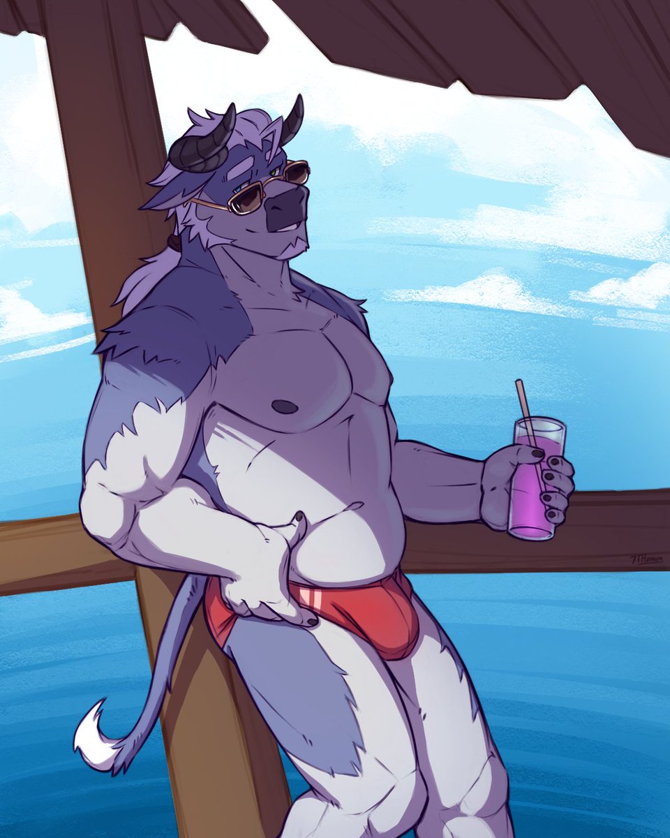 7TH_Art_Forge's tweet image. Elias the overworked salaryman needs a vacation too. And yes, I have a fave body type haha