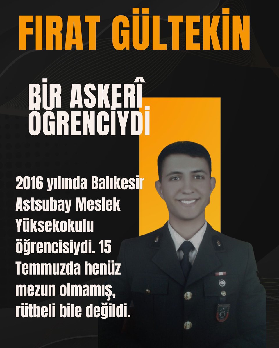 Onların hayatları, zulmün kurbanı olmuş durumda!

🗣️ Öğrencilere MüebbetveHücre

Gerçekten adalet mi bu? 

Suçsuz askeri öğrencilerin müebbet hapisle cezalandırılması, vicdanları kanatıyor! 

Zulmü durdurun!

 #Garanti YarınAdana MimarSinandayız
💫 elon 🌍 tesla