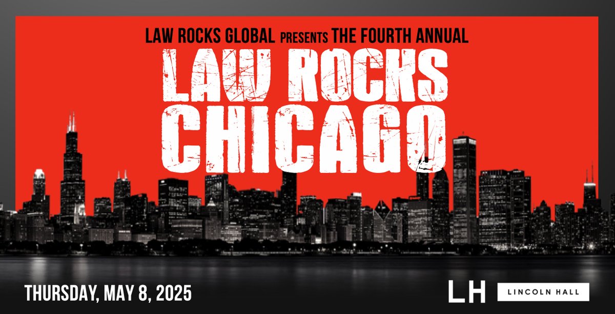 Cavanagh_Law's tweet photo. CSLG is a proud sponsor of Law Rocks Chicago, May 8 at Lincoln Hall Chicago.
Legal rock stars, including The Flood Bros., will battle it out to support Girls Rock! Chicago, a music education &amp; mentorship non-profit.
Buy your tickets now: https://t.co/9Yr6GGFv3q https://t.co/JGfXS5qSfN