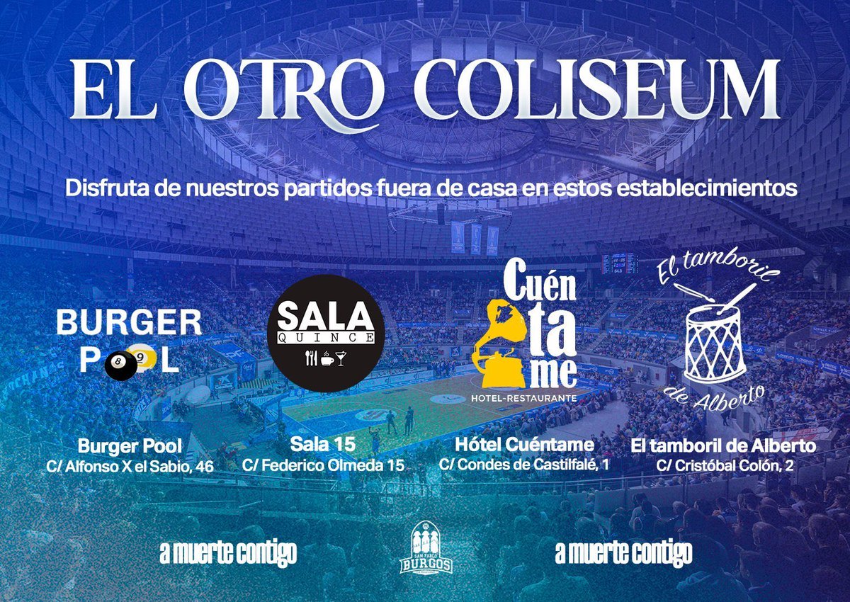 ¡Último partido fuera de casa! Ven a vivirlo a #ElOtroColiseum 🍻

SPB 🆚 <a href="/BasquetMenorca/">Hestia Menorca</a> mañana a las 19:30h.