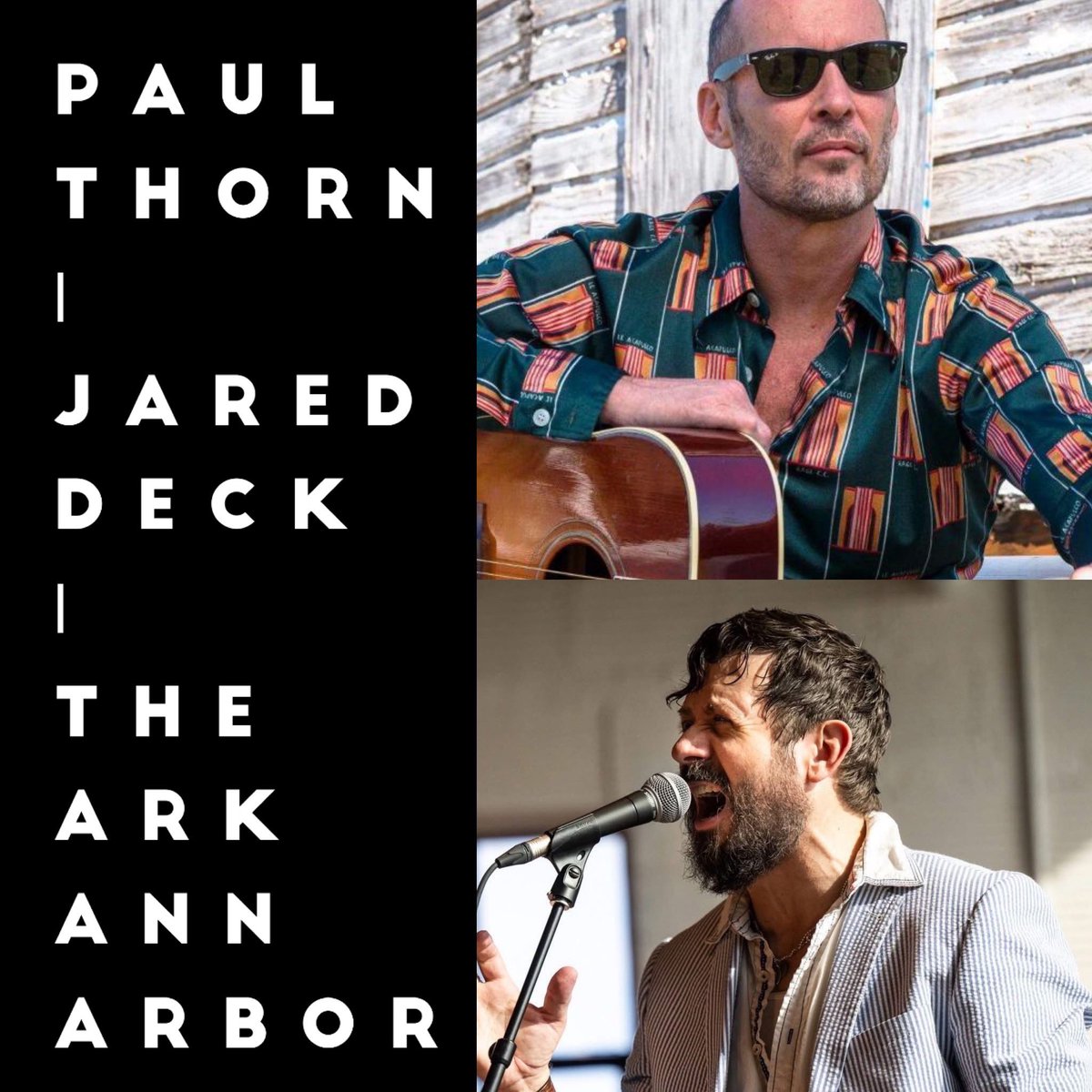Sunday 5/4 at <a href="/annarborark/">The Ark</a> opening for @paulthornmusic! Gonna have us a time in #AnnArbor! Tix: theark.org/event/paul-tho…

#goblue #findyourfolk #annarbormichigan #puremichigan #thearkannarbor #paulthorn #jareddeck