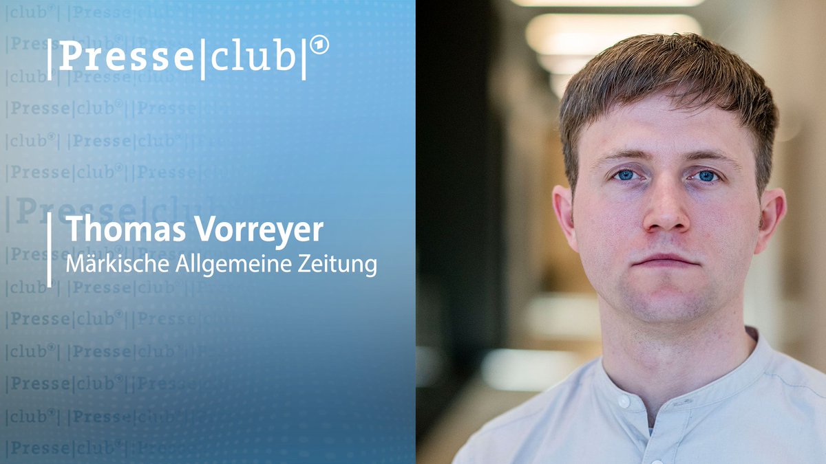Presseclub (@ard_presseclub) on Twitter photo „Gesichert rechtsextrem: Soll die AfD jetzt verboten werden?“ lautet unser Thema der Woche im #presseclub. Jörg Schönenborn diskutiert mit <a href="/MelAmann/">Melanie Amann</a> (@DERSPIEGEL), <a href="/AnnLei1/">Annika Leister</a> (<a href="/tonline/">t-online</a>), <a href="/tvorreyer/">Thomas Vorreyer</a>(<a href="/maz_online/">Märkische Allgemeine</a>) und <a href="/RonenSteinke/">Ronen Steinke</a> (<a href="/SZ/">Süddeutsche Zeitung</a>).
Schalten Sie ein! <a href="/DasErste/">Das Erste</a> & <a href="/phoenix_de/">phoenix</a> 📺 „Gesichert rechtsextrem: Soll die AfD jetzt verboten werden?“ lautet unser Thema der Woche im #presseclub. Jörg Schönenborn diskutiert mit <a href="/MelAmann/">Melanie Amann</a> (@DERSPIEGEL), <a href="/AnnLei1/">Annika Leister</a> (<a href="/tonline/">t-online</a>), <a href="/tvorreyer/">Thomas Vorreyer</a>(<a href="/maz_online/">Märkische Allgemeine</a>) und <a href="/RonenSteinke/">Ronen Steinke</a> (<a href="/SZ/">Süddeutsche Zeitung</a>).
Schalten Sie ein! <a href="/DasErste/">Das Erste</a> & <a href="/phoenix_de/">phoenix</a> 📺