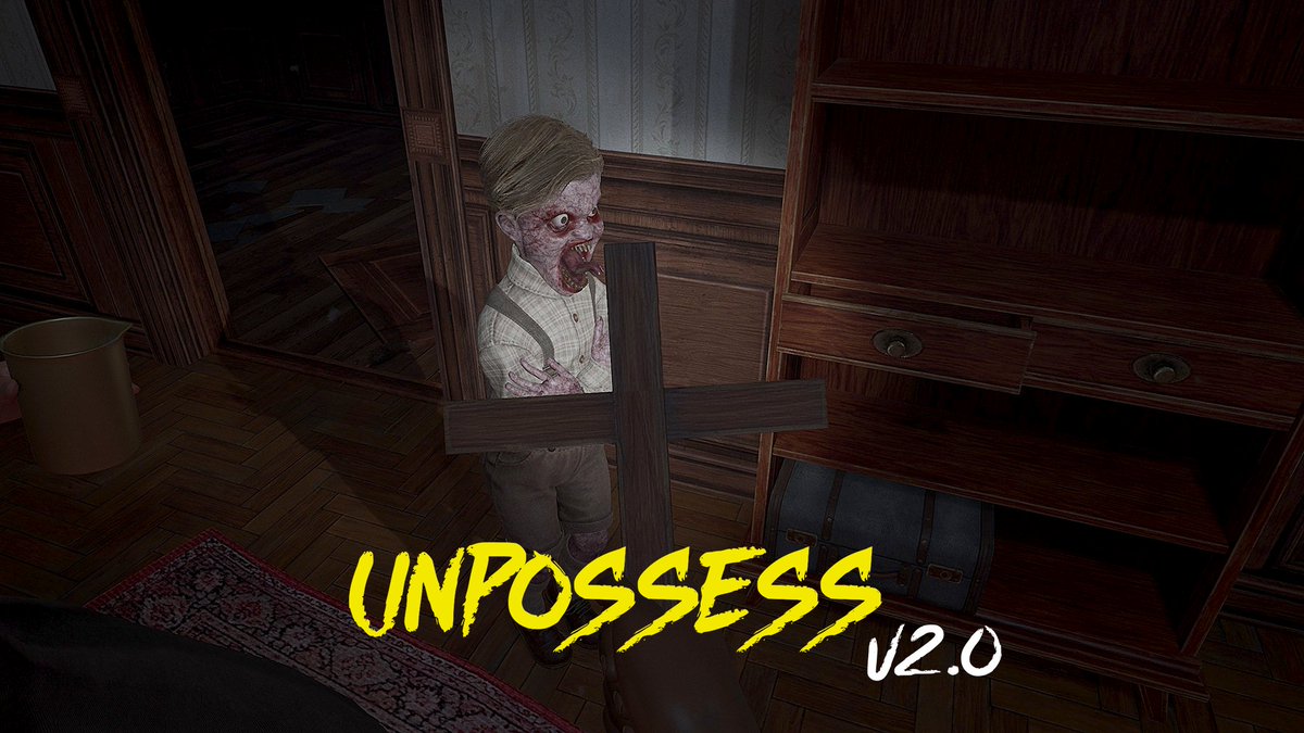 😱 Unpossess version 2.0 will be OUT June 2025! 😱

♻️ Repost for a chance to win a FREE key 

👉 Wishlist or play now: store.steampowered.com/app/2976900/Un…

#UnrealEngine5 #horror