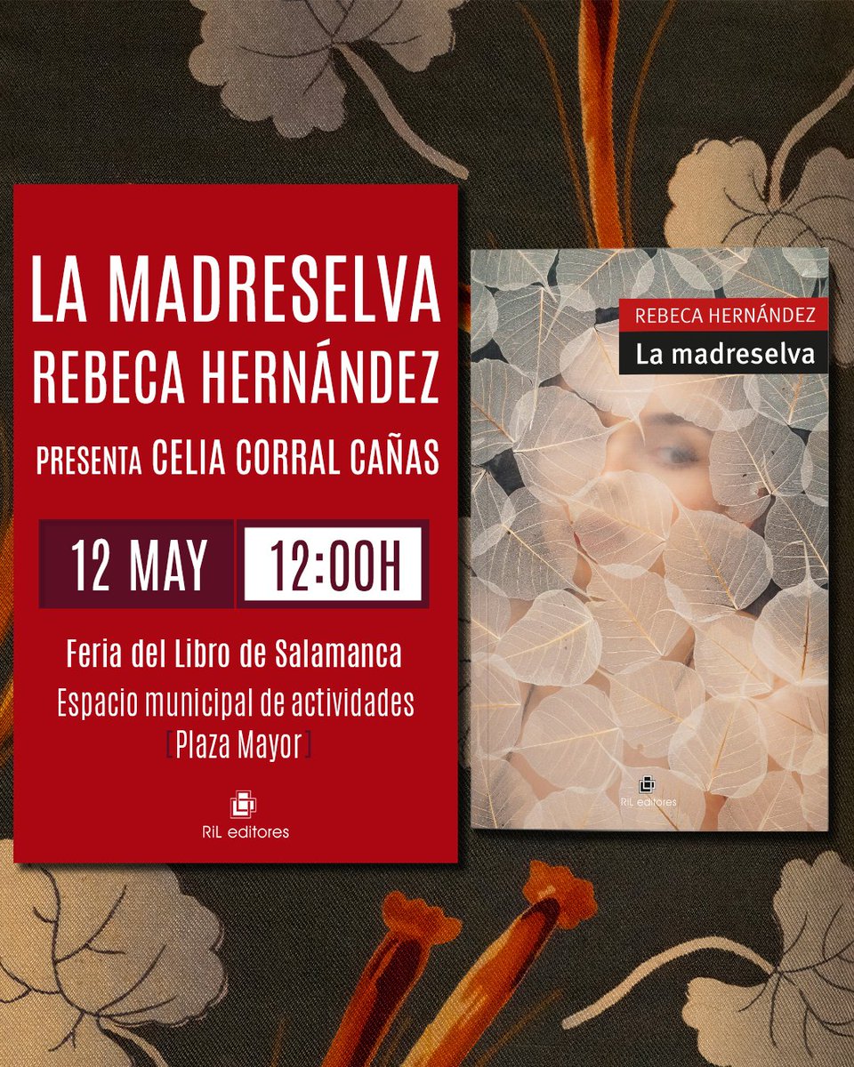 Será el lunes 12 de mayo a las 12h en la bella Plaza Mayor de Salamanca dentro de la programación de la Feria Municipal del Libro y tendré la fortuna de estar acompañada por mi admirada y querida <a href="/celiacorral/">Celia Corral Cañas</a>. Si tenéis la oportunidad de pasaros, nos encantará veros por allí.