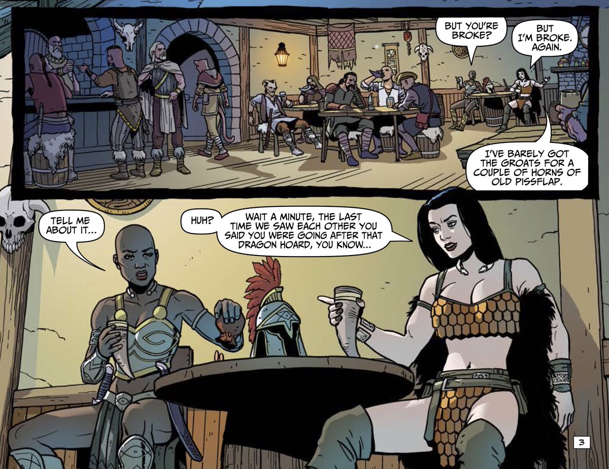 Who's up for a couple rounds down at the tavern tonight with Babs and Izzy? (You're paying.) #FridayFeeling