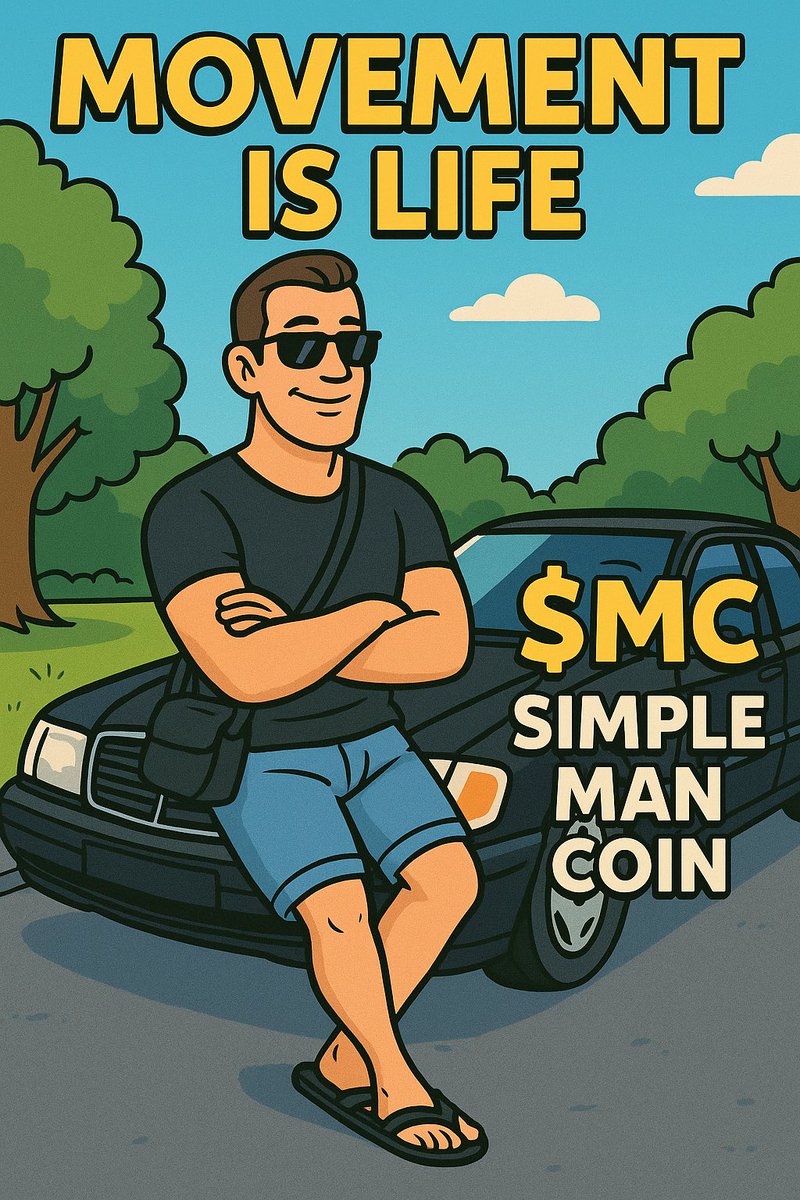 simplemancoin's tweet photo. Come along for the ride😎 $MC  
#Crypto #simpleman #memecoin https://t.co/xOcG3uRIdM