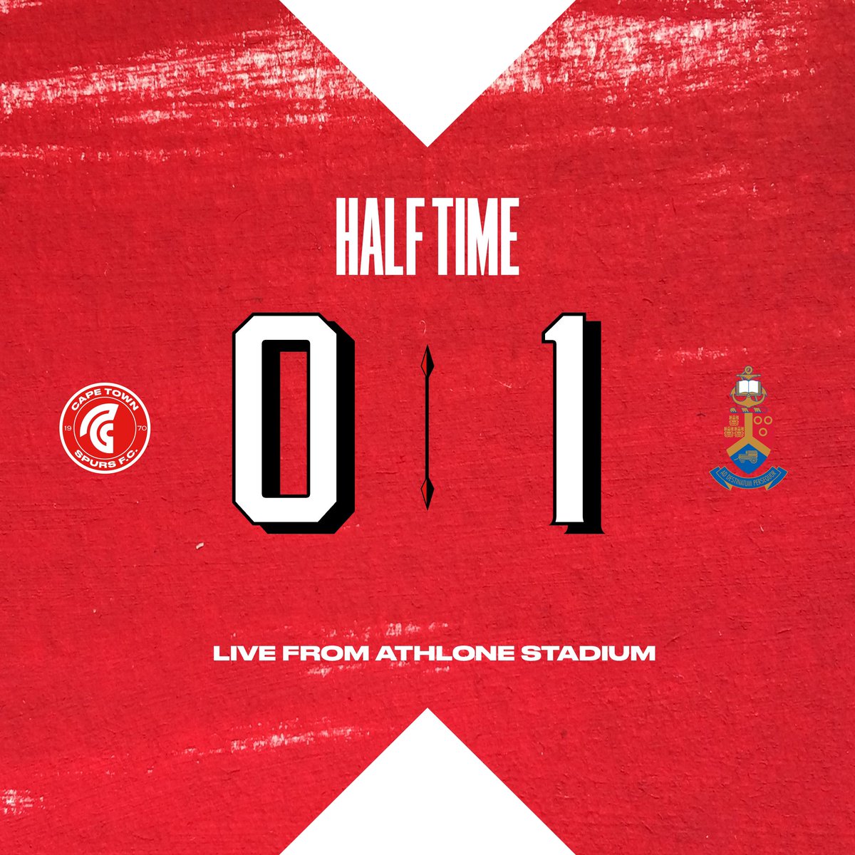 CapeTownSpursFC's tweet image. Half Time…