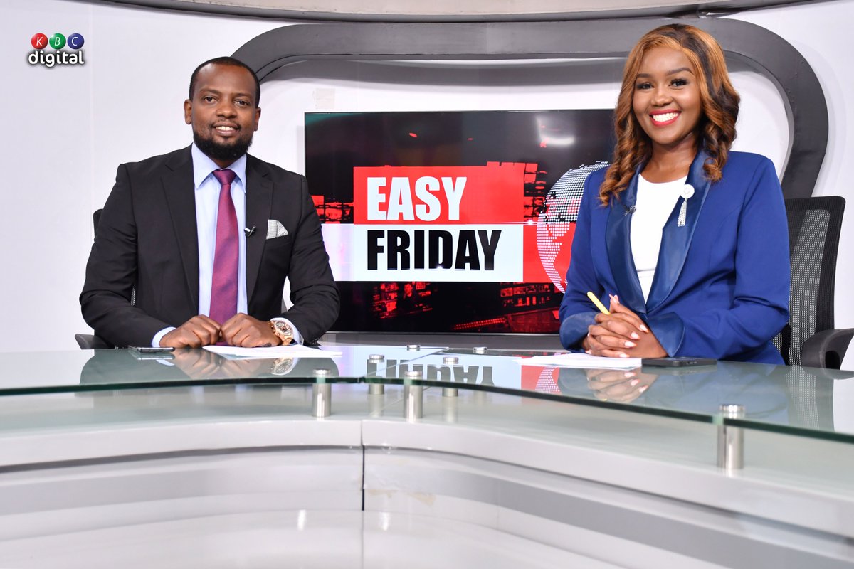 Easy Friday Broadcast with news anchors <a href="/johnkagoKbc/">John Kago.</a> and <a href="/CarenKibbett/">Caren Kibbett</a>.

#KBCniYetu ^JM