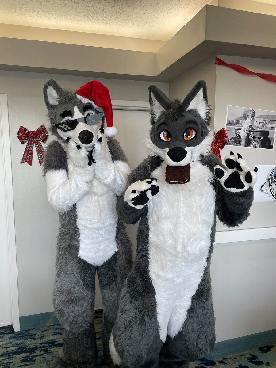 One year. It's hard to believe it's been that long. I've had so many adventures like playing online games, exploring VRChat worlds, going to a Florida Christmas party, Fizzy fox fursuit festival , and  AnthrOhio.
Happy anniversary, <a href="/ThatClosetfox/">Closetfox</a>