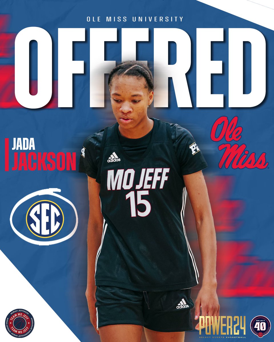 Team Moriah Jefferson (@teammojeff) on Twitter photo 6โ3 2027 F Jada Jackson <a href="/jadajackson_15/">Jada Jackson</a> (Frenship HS) earns a SEC offer from Coach <a href="/YolettMcCuin/">Coach Yo</a> & <a href="/OleMissWBB/">Ole Miss Women's BB</a> !
Congrats Jada! ๐๐ฅ๐ฅ๐โญ๏ธ๐
<a href="/Coach_MarcWill/">Coach Marcus</a> <a href="/DaveSmithWTX/">Dave Smith</a>
<a href="/bballjkey/">Jason Key</a> <a href="/ShaneLaflin/">Shane Laflin</a> <a href="/KPannell71/">โKPโ</a>
#TeamMoJeff #BeUndeniable #EEHH 6โ3 2027 F Jada Jackson <a href="/jadajackson_15/">Jada Jackson</a> (Frenship HS) earns a SEC offer from Coach <a href="/YolettMcCuin/">Coach Yo</a> & <a href="/OleMissWBB/">Ole Miss Women's BB</a> !
Congrats Jada! ๐๐ฅ๐ฅ๐โญ๏ธ๐
<a href="/Coach_MarcWill/">Coach Marcus</a> <a href="/DaveSmithWTX/">Dave Smith</a>
<a href="/bballjkey/">Jason Key</a> <a href="/ShaneLaflin/">Shane Laflin</a> <a href="/KPannell71/">โKPโ</a>
#TeamMoJeff #BeUndeniable #EEHH