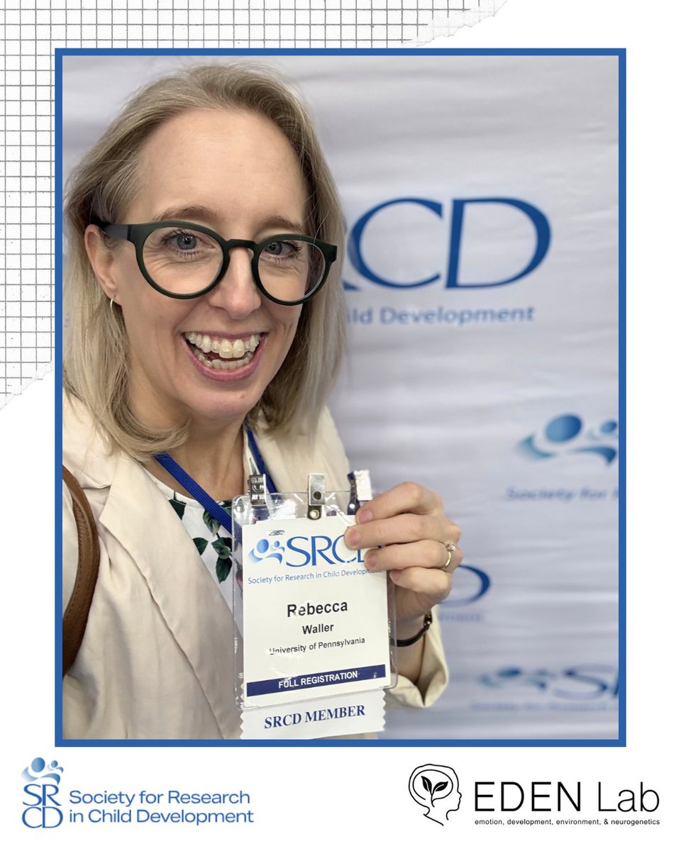 EDENLabUPenn's tweet image. Dr. Rebecca Waller at the 2025 Society for Research in Child Development conference! #SRCD2025