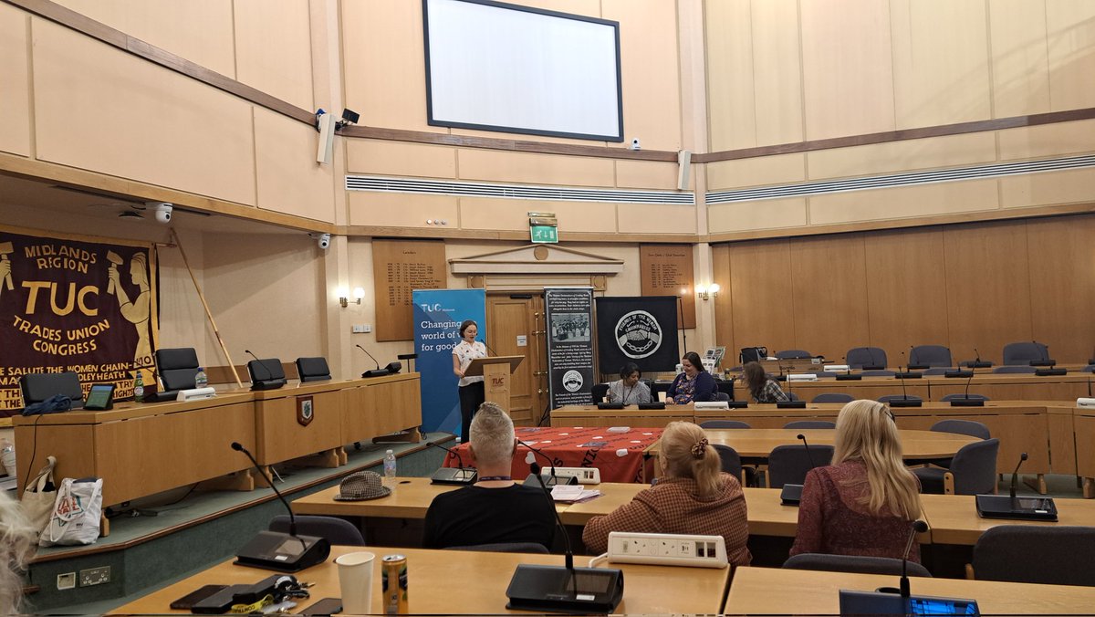 Delighted to hear from the brilliant  <a href="/pollysmythe/">Polly Smythe</a> this evening at our TUC Mary Macarthur Lecture