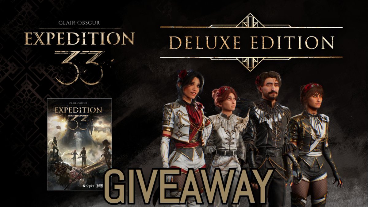 Stallion83 (@stallion83) on Twitter photo GIVEAWAY! Clair Obscur: Expedition 33 Deluxe Edition Xbox game code!
This is one of the best games you'll ever play!
Repost and follow <a href="/Stallion83/">Stallion83</a> for a chance to win! GIVEAWAY! Clair Obscur: Expedition 33 Deluxe Edition Xbox game code!
This is one of the best games you'll ever play!
Repost and follow <a href="/Stallion83/">Stallion83</a> for a chance to win!