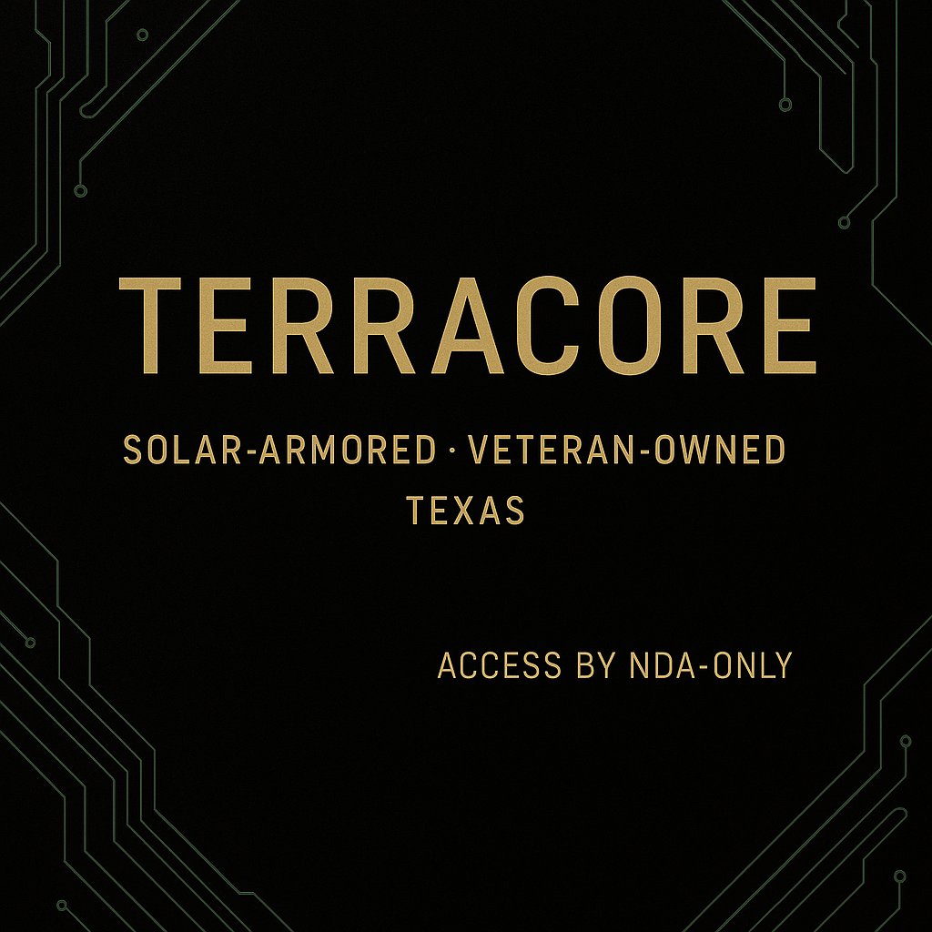 TerraCoreDS's tweet image. @elonmusk 
Not all servers are built equal. Not all data stays sovereign. We don’t lease racks. We build vaults. #BuiltBelow #DataFortress #NDABasedOnly