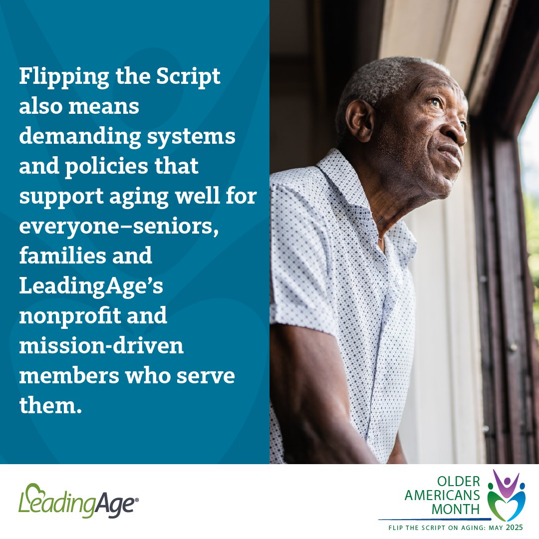 May is #OlderAmericansMonth – a time to honor older adults’ contributions and celebrate the power of healthy aging.

This year’s theme, Flip the Script on Aging, urges us to challenge outdated stereotypes and recognize the strength, wisdom, and resilience of older Americans.