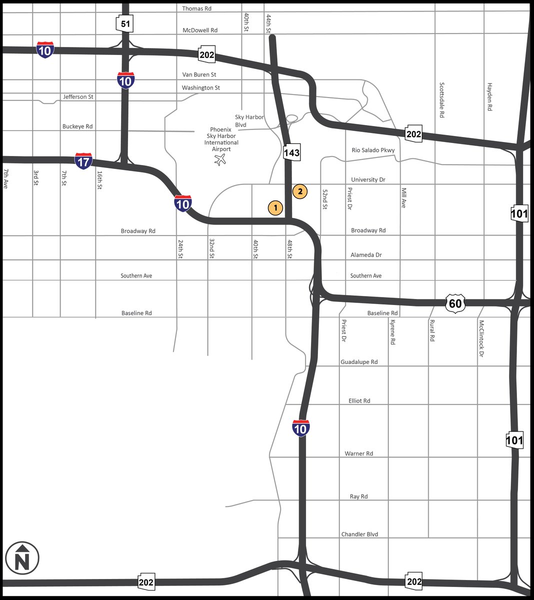🚧 WEEKEND RESTRICTIONS 🚧 on the I-10 Broadway Curve Project.  Westbound I-10 will be narrowed to four lanes between SR 143 and 32nd Street from 10 p.m. Friday, May 2, to 4 a.m. Monday, May 5, for pavement repairs. Download The Curve app for more details.