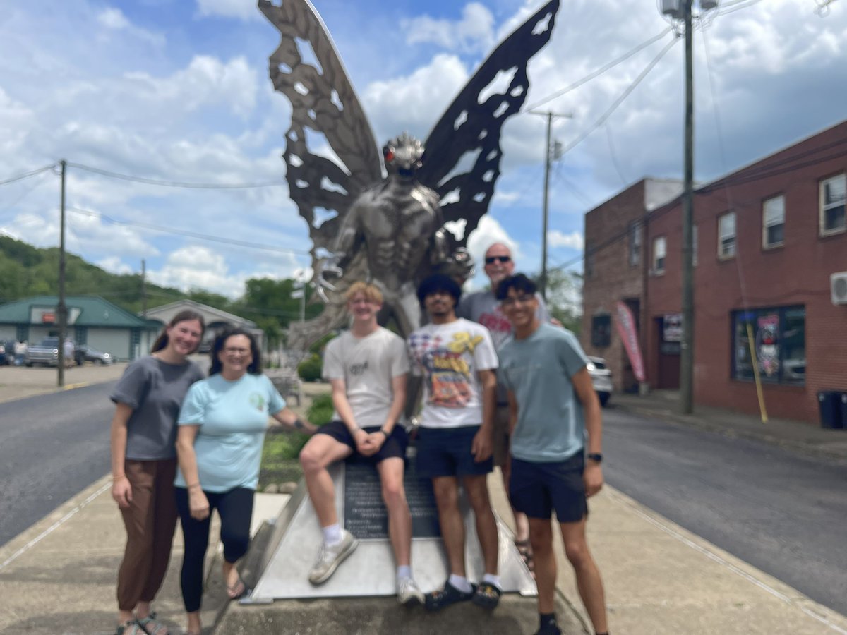 Always need to stop by the Mothman on way to Rockbridge.