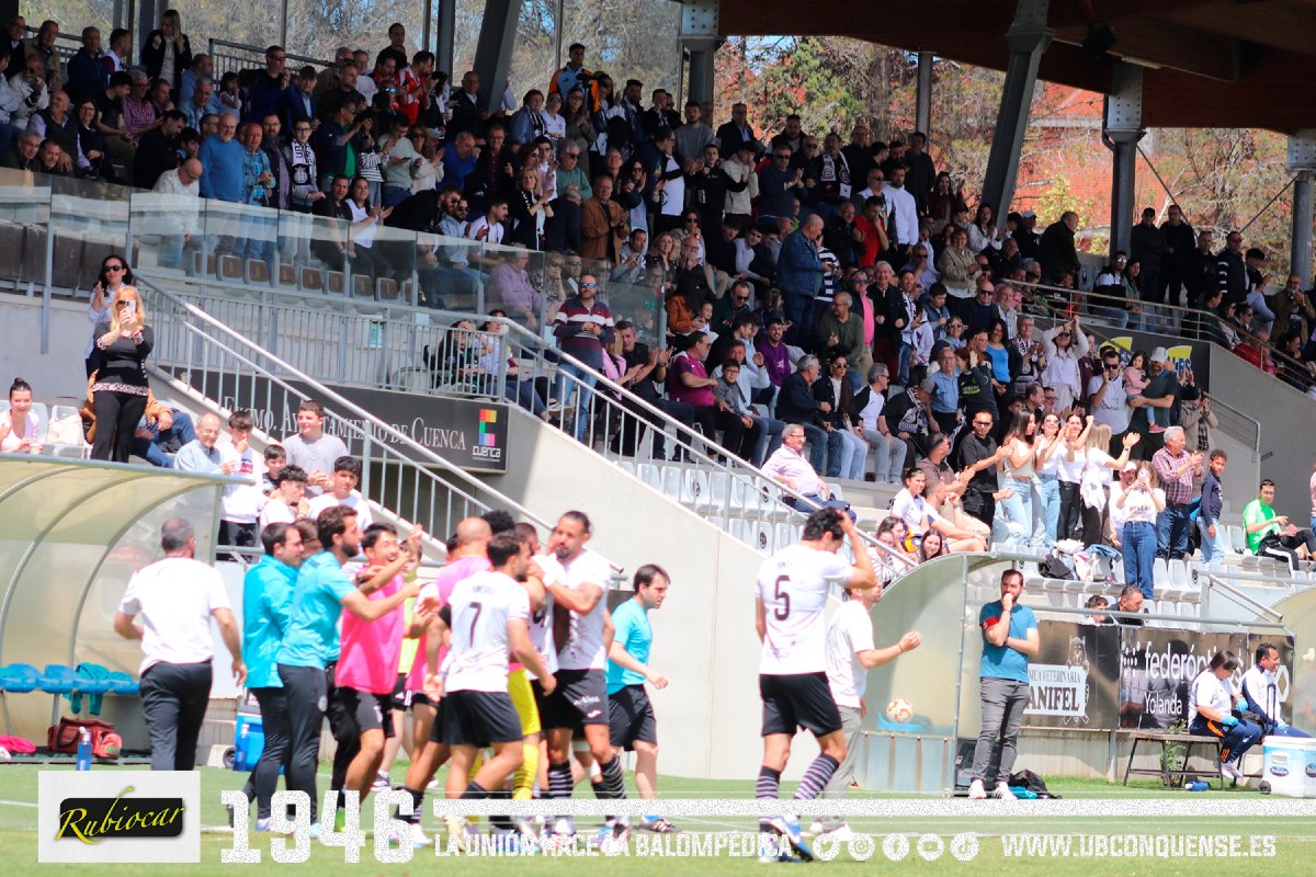 📢 #UBConquense❗ 

El domingo terminamos una temporada que ha sido apasionante y la queremos terminar de la mejor forma. 

¡Vamos Conquense! ⚪⚫
#UniónBalompédica #SegundaRFEF