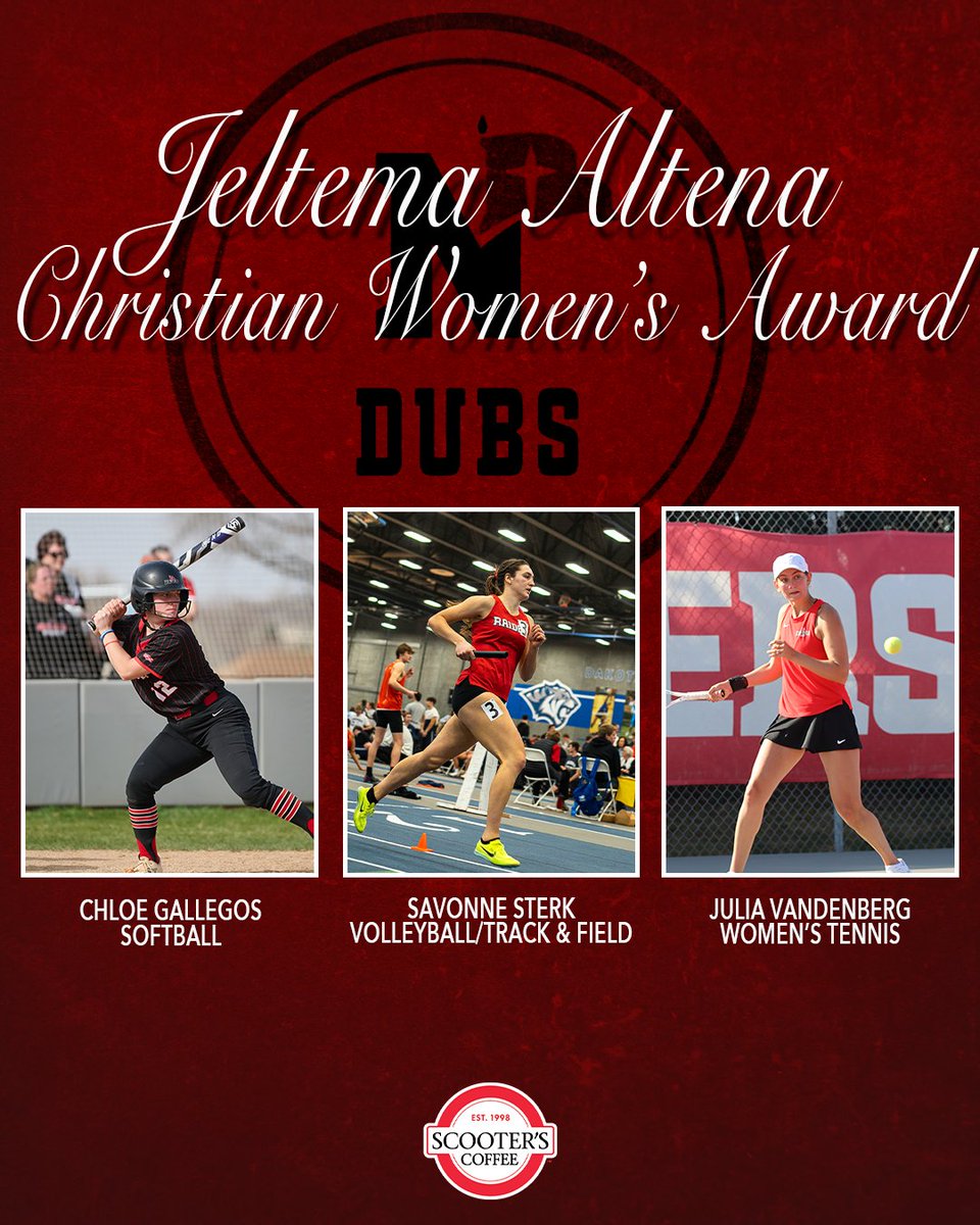 nwcraiders's tweet photo. 𝙃𝙊𝙉𝙊𝙍𝙄𝙉𝙂 𝘾𝙃𝙍𝙄𝙎𝙏 𝙏𝙃𝙍𝙊𝙐𝙂𝙃 𝘼𝙏𝙃𝙇𝙀𝙏𝙄𝘾𝙎! The finalists for the Jeltema Altena Christian Women's Award!

#RaidersStandOut https://t.co/Ymdwse6woT