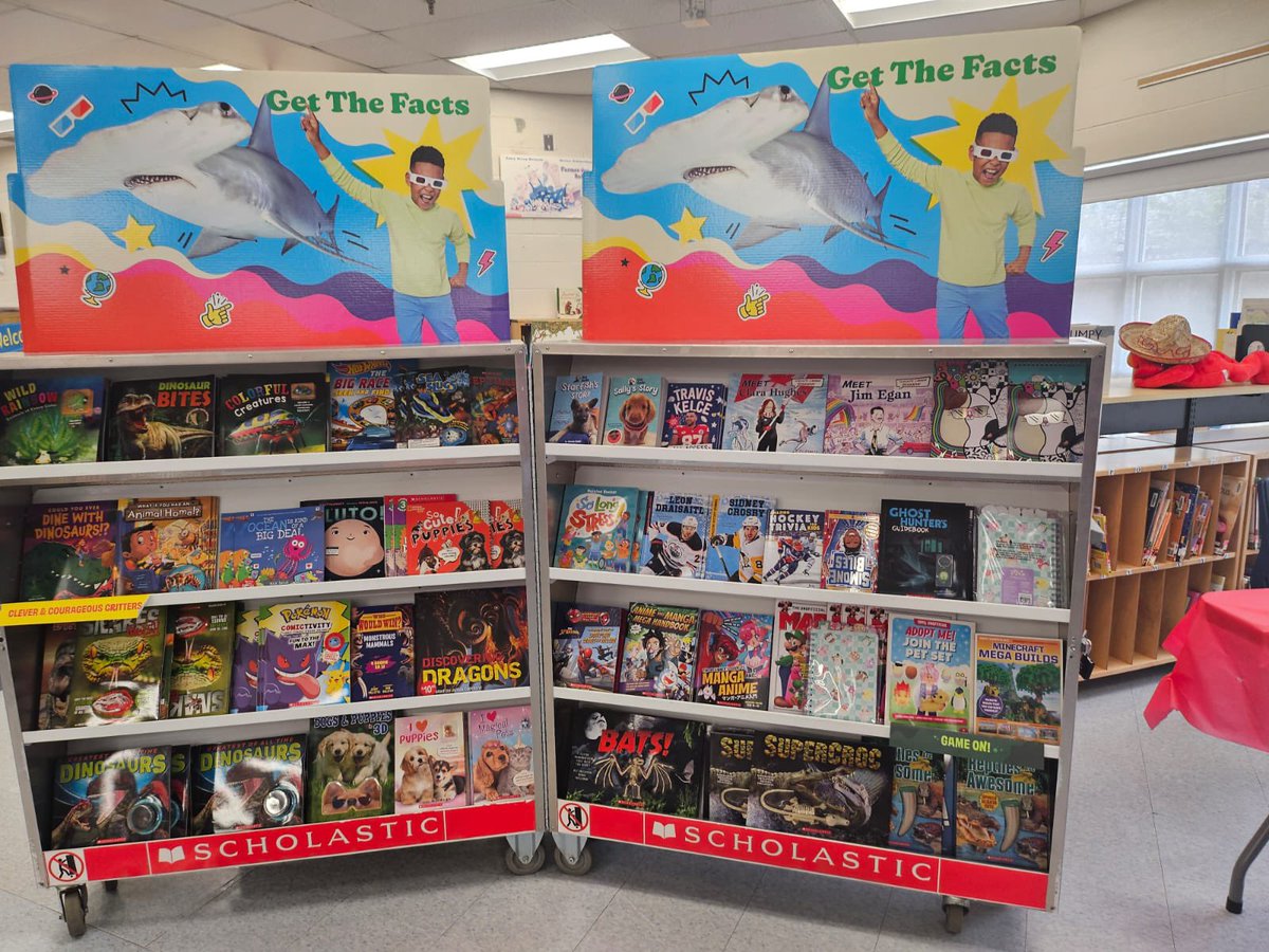 SteinDPCDSB's tweet photo. BOGO Book fair is here!
Starting Mon, May 5 to Fri, May 9 from 9:00 -12 &amp; 1:00- 3:15. https://t.co/GmfY0o4JoB