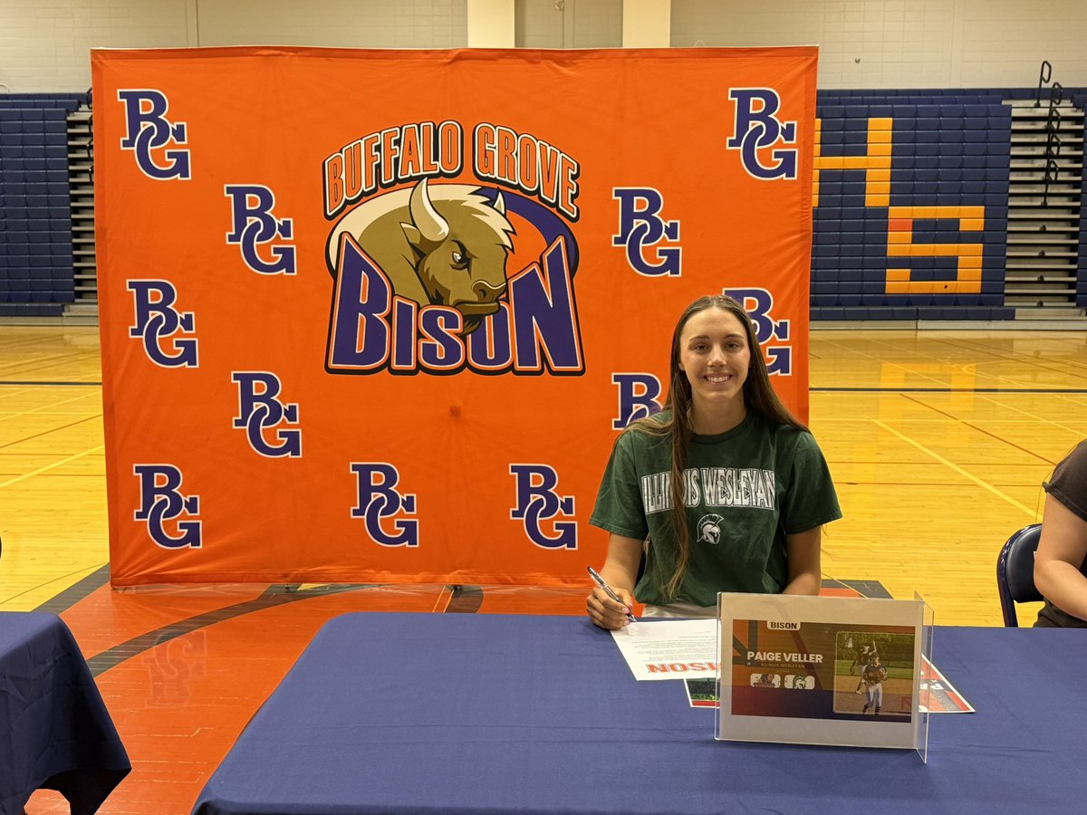 BGBisonSoftball (@bgbisonsoftball) on Twitter photo Congratulations to Paige Veller on her decision to play at the next level at Illinois Wesleyan!
<a href="/BGBisonAD/">Buffalo Grove Athletics</a> Congratulations to Paige Veller on her decision to play at the next level at Illinois Wesleyan!
<a href="/BGBisonAD/">Buffalo Grove Athletics</a>