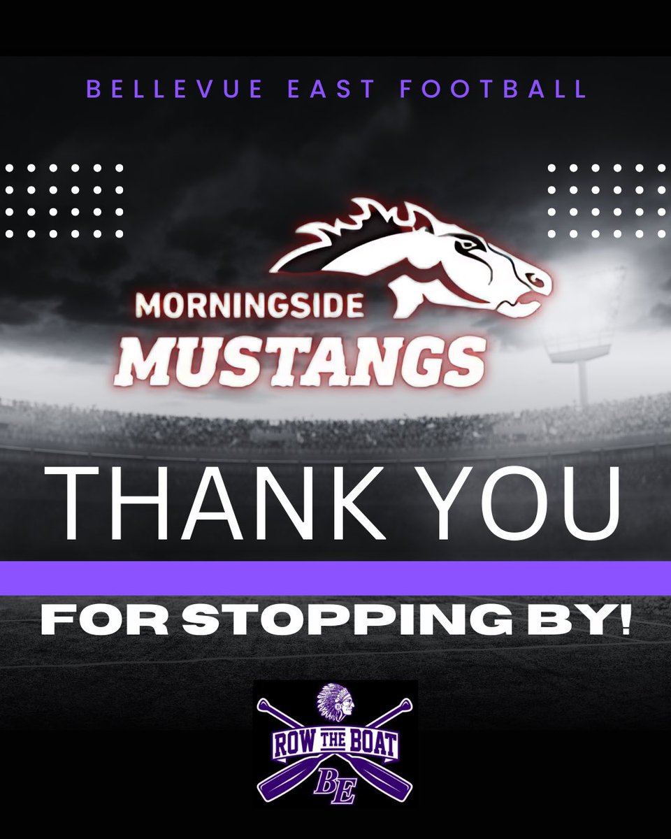 Bellevue East Football (@bellevueeastfb) on Twitter photo Thank you to <a href="/CoachCSilva/">Coach Chris Silva</a> with <a href="/MsideFootball/">Morningside University Football</a> for stopping by <a href="/ChieftainNation/">Bellevue East</a>!
We appreciate you taking the time to visit & for your interest in our amazing young men!
Stop by anytime! You are always welcome!
#RAREbreed #ChieftainFootball #RTB #ChangeYourBest #KeepgROWing Thank you to <a href="/CoachCSilva/">Coach Chris Silva</a> with <a href="/MsideFootball/">Morningside University Football</a> for stopping by <a href="/ChieftainNation/">Bellevue East</a>!
We appreciate you taking the time to visit & for your interest in our amazing young men!
Stop by anytime! You are always welcome!
#RAREbreed #ChieftainFootball #RTB #ChangeYourBest #KeepgROWing