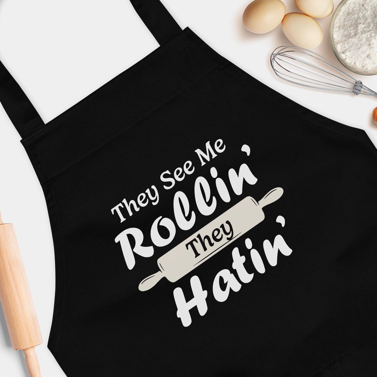 FunnyApronShop's tweet image. They See Me Rollin’, They Hatin’
Rolling pins and swagger.
Flour on your shirt, confidence in your step.
👉 funnyapronshop.com/product/they-s…
#BakeItTilYouMakeIt #RollingInStyle #KitchenRapStar
