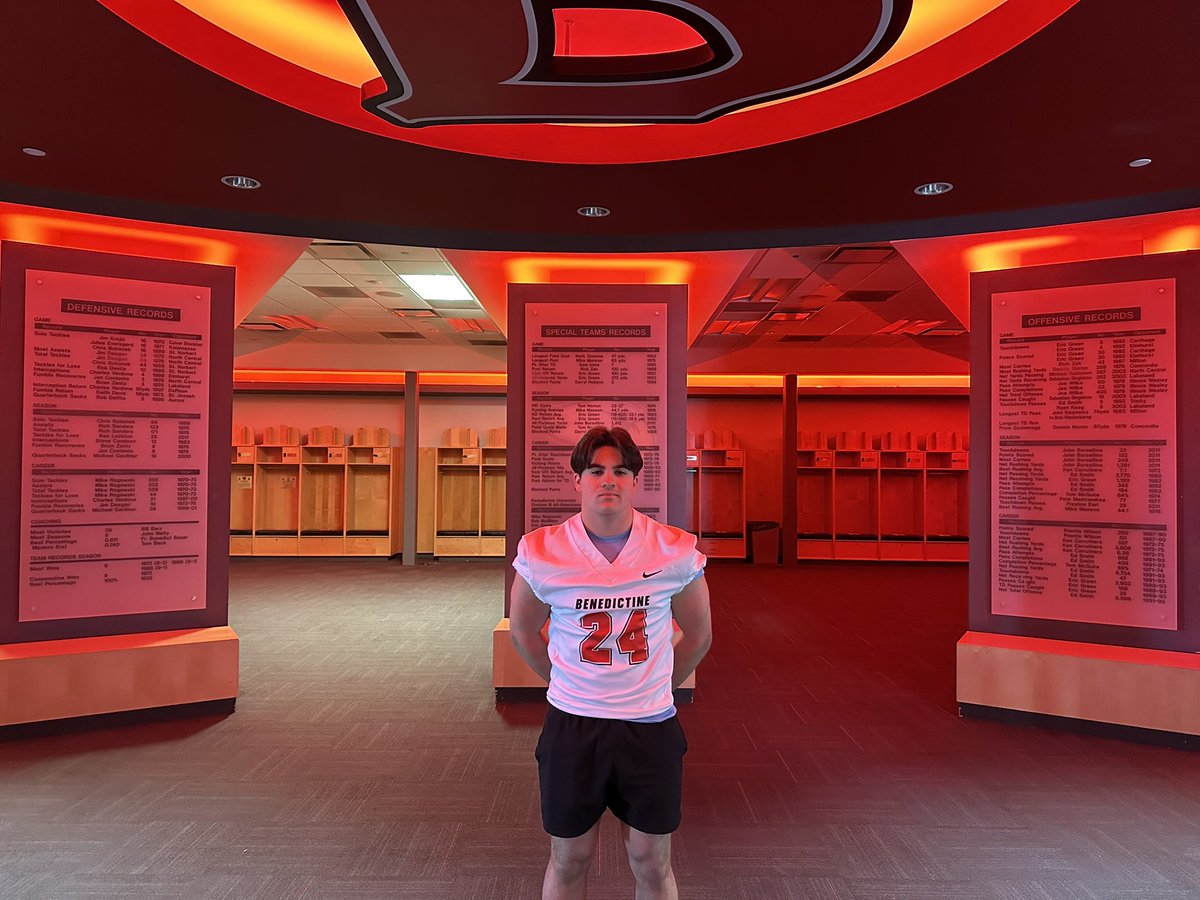 Joseph Vieyra (@josephmvieyra) on Twitter photo After a great visit and conversation with <a href="/Coach_Schroeder/">Jim Schroeder</a> I am blessed to receive my first offer from <a href="/BenUFootball/">Benedictine Football</a> Thanks to <a href="/CoachWhitley5/">Michael Whitley</a> and <a href="/CoachPonx/">Rick Ponx</a> aswell. <a href="/DGS_Football/">DGS Football</a> <a href="/DGSSports/">DGS Athletics</a> After a great visit and conversation with <a href="/Coach_Schroeder/">Jim Schroeder</a> I am blessed to receive my first offer from <a href="/BenUFootball/">Benedictine Football</a> Thanks to <a href="/CoachWhitley5/">Michael Whitley</a> and <a href="/CoachPonx/">Rick Ponx</a> aswell. <a href="/DGS_Football/">DGS Football</a> <a href="/DGSSports/">DGS Athletics</a>