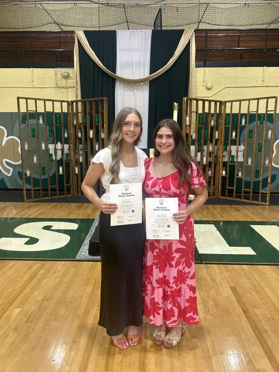 Congratulations to two of our juniors, Adyson Wendt and Kayla Sztary, who got inducted into National Honor Society today!
Congratulations to all of the inductees!
#UrsulineIrish