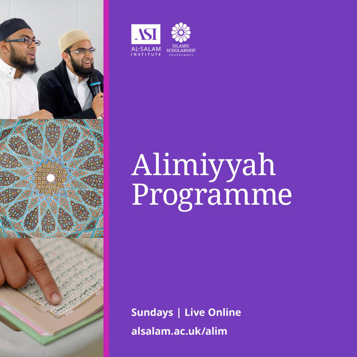 Only 3 days left to secure your earlybird discount for the Islamic Scholarship Programmes at Al-Salam Institute! 

Don’t miss this chance to begin your journey and join one of our structured, part-time Arabic and Islamic Studies courses, interacting with leading scholars of our