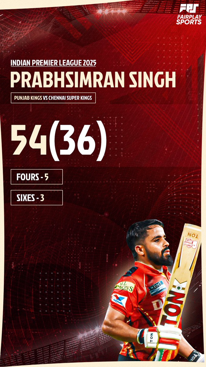 Indian Premier League 2025🏏

#IPL2025 #Cricket #PunjabKings #PrabhsimranSingh