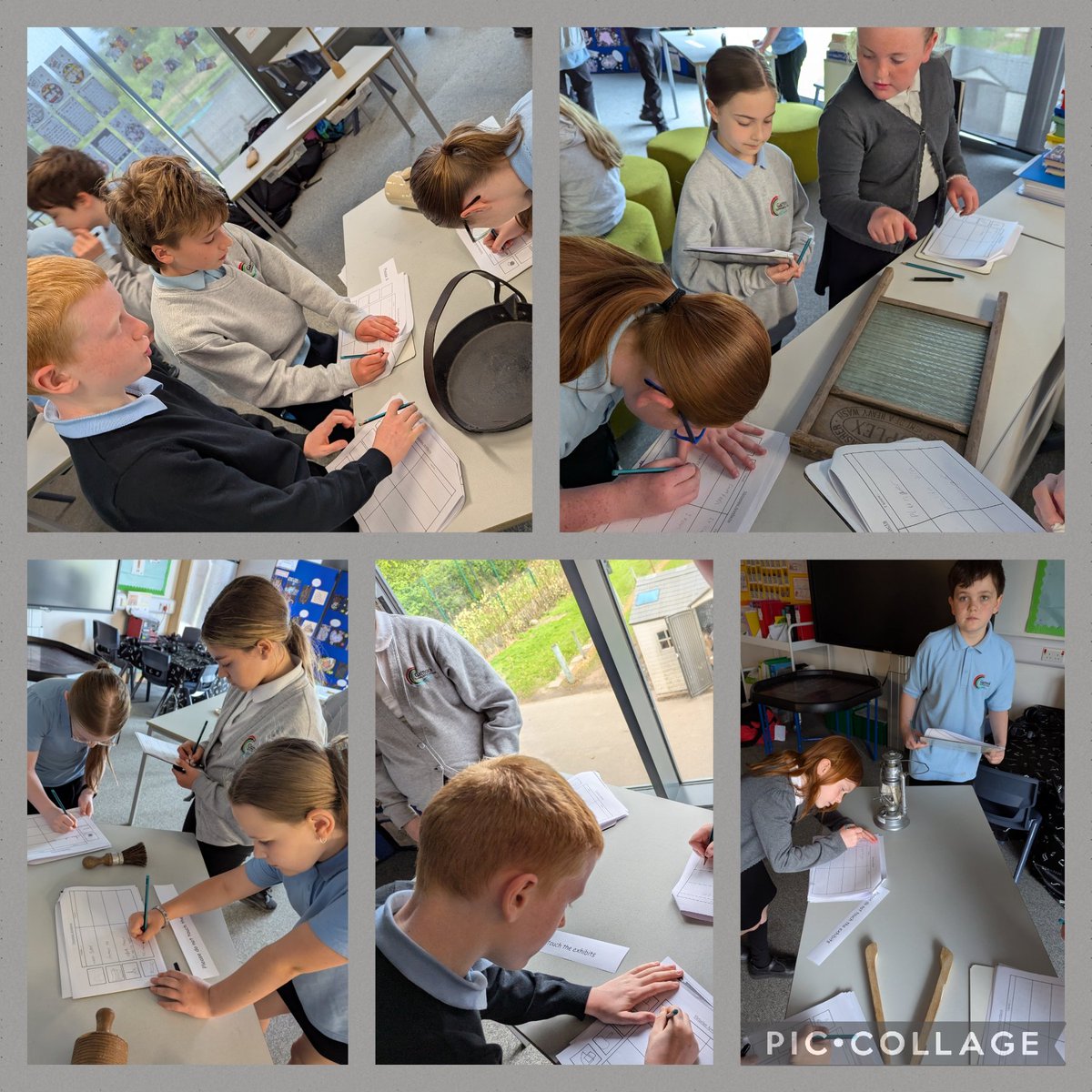 GarnockPrimary's tweet image. Primary 6 enjoyed their &apos;class trip&apos; today to &apos;Garnock Heritage Museum&apos; where they studied a variety of Victorian exhibits. They were trying to work out what each item was used for and how they have changed over the years.  ;-) 
#pretendtrip #usingourimagination
@GarnockCampus