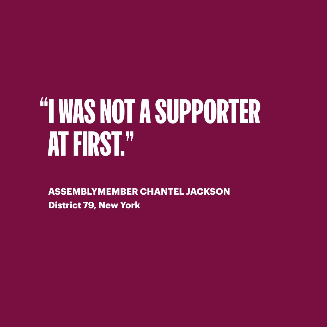 Assemblymember Chantel Jackson once had questions about Death with Dignity. But after hearing stories of New Yorkers suffering at the end of life, she co-sponsored the bill. “That’s what made me decide I need to be a co-sponsor.” Hear her story: tinyurl.com/4h8ym3dn
